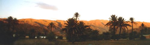 Tafraoute at sunset